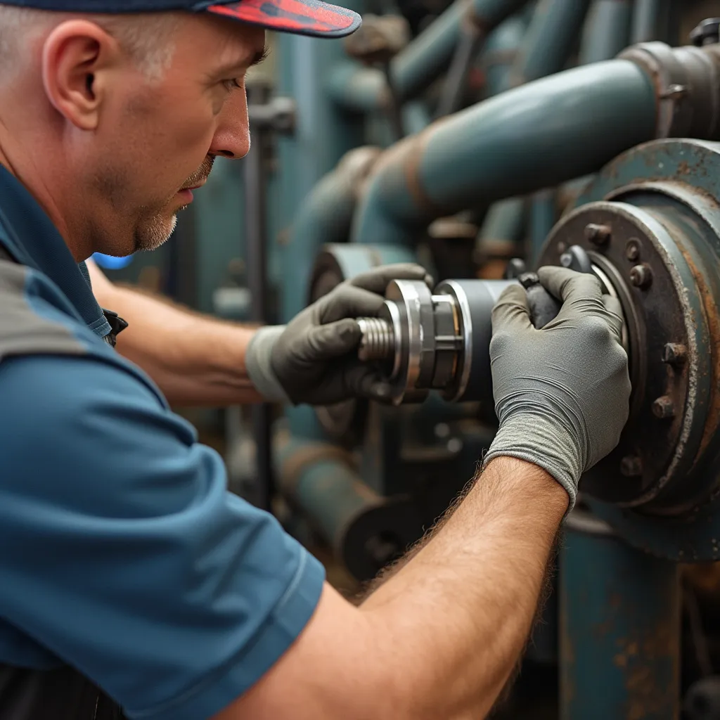 Wartung von Hydraulikkupplungen